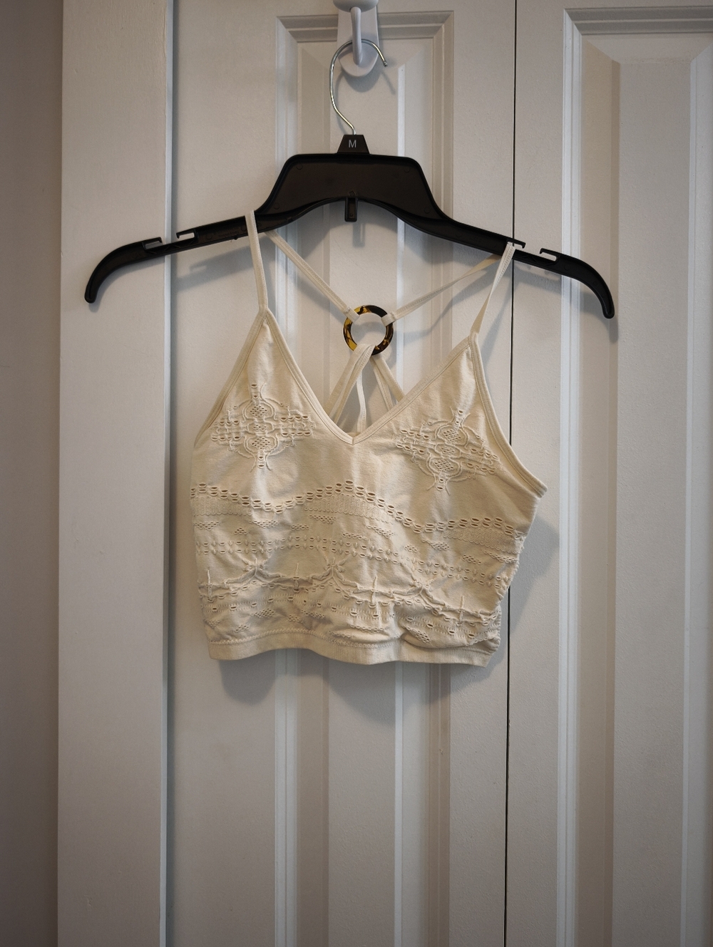 Dynamic Cream Knit Bralette